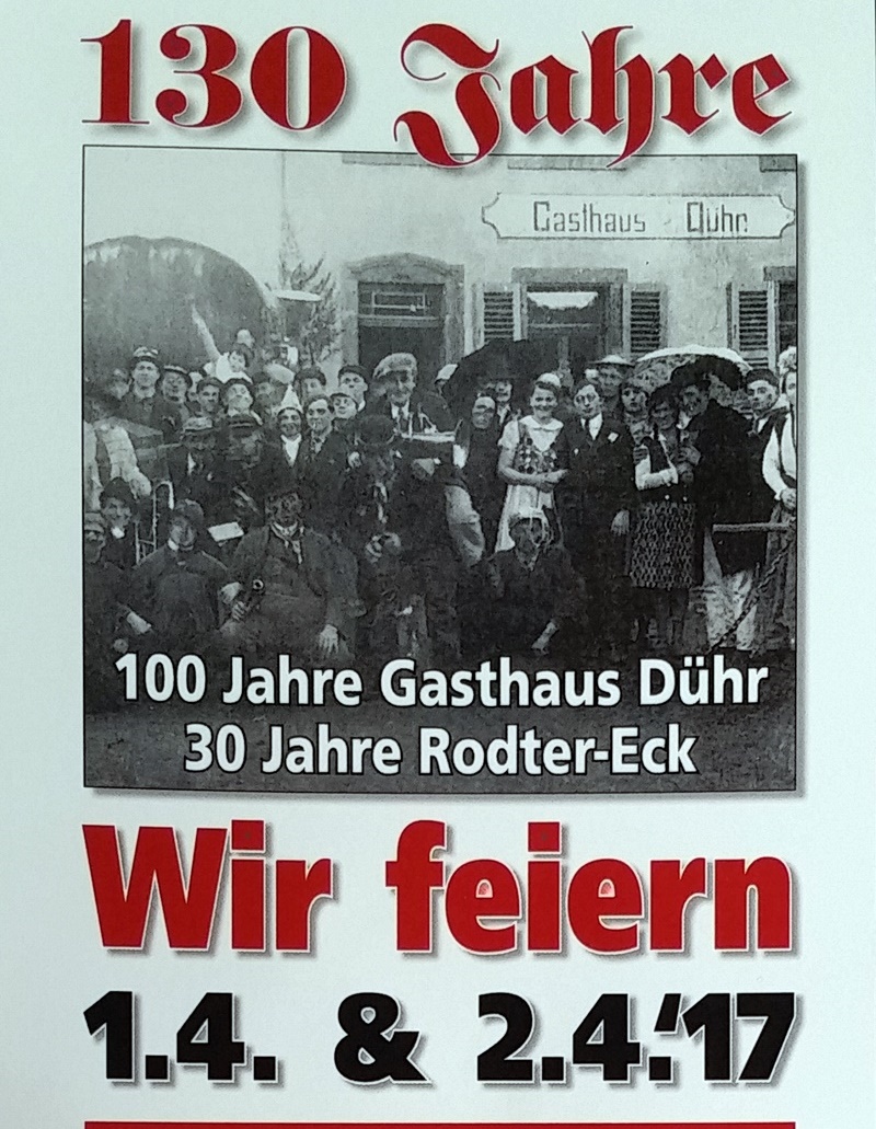 130 Jahre Rodter Eck - Jubiläum